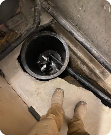 Sump pump used to water proofing basements