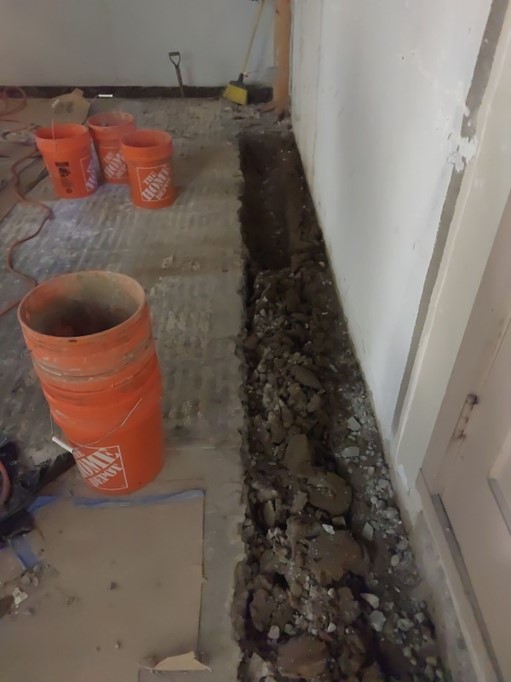 Trenches dug portland