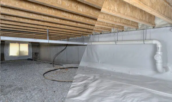 crawl space and basement comparison showing moisture differences in Portland Oregon home