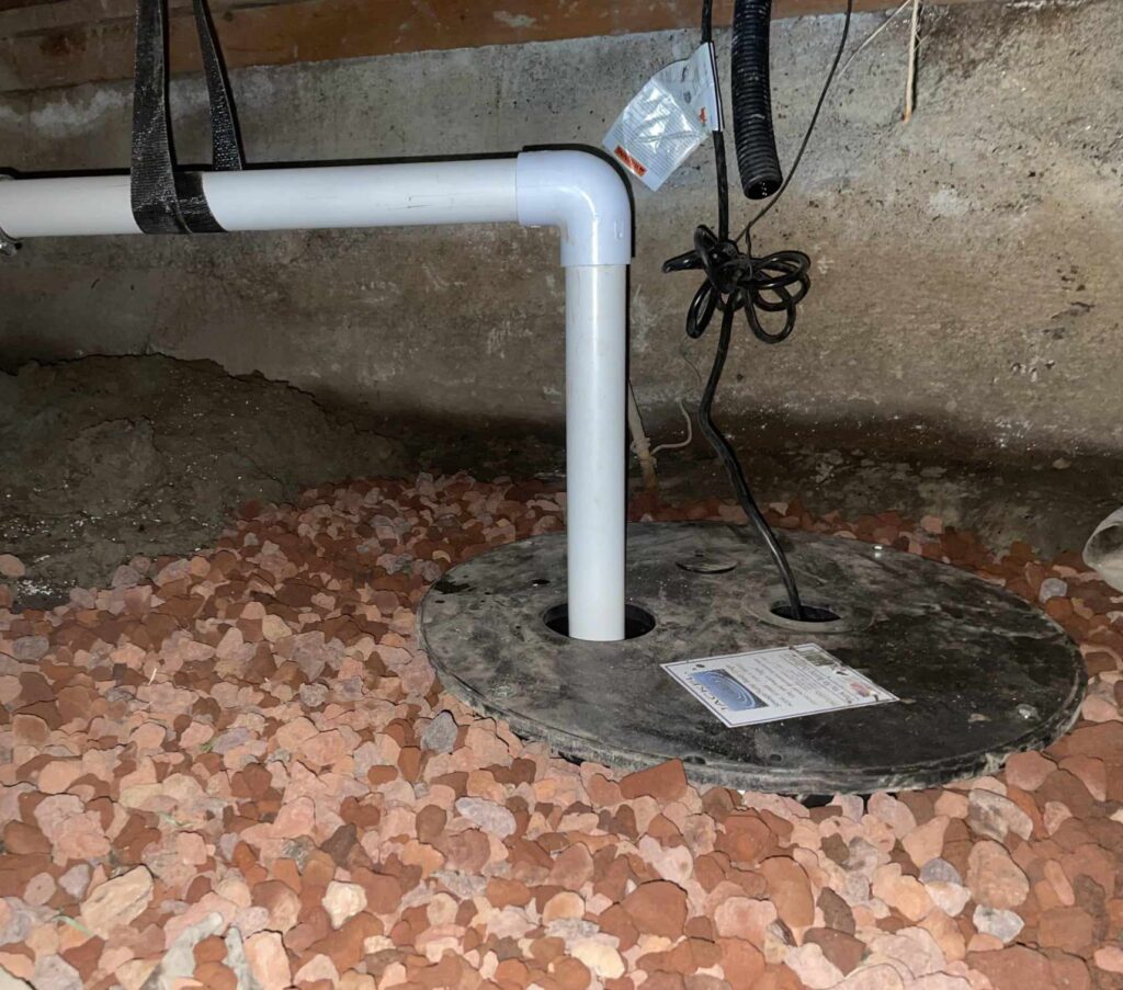 interior basement drainage system installed by Better Basement and Waterproofing in Portland Oregon