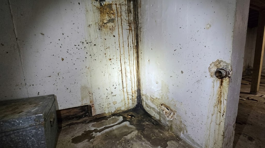 Portland Oregon homeowner noticing musty smell in house but no mold visible searching for crawl space source